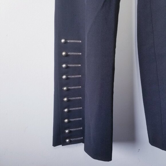 Joseph Ribkoff Military Button Pants Size 6 Victorian - Picture 3 of 5